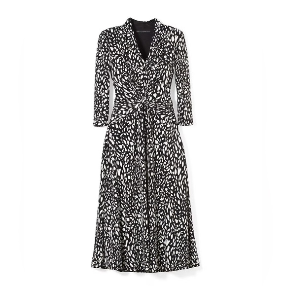 WHBM Matte Jersey Twist Front Dress - Picture 2 of 16